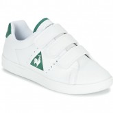 Le Coq Sportif Courtone Ps S Lea Blanc / Vert Chaussures Baskets Basses Enfant Vendre Provence